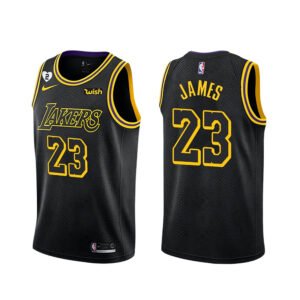 LeBron James Lakers 2020 NBA Finals Champions Black Jersey Mamba Inspired