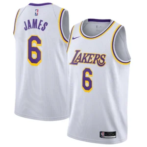 LeBron James Los Angeles Lakers Nike 2021/22 #6 Swingman Player Jersey White